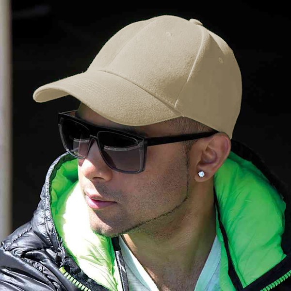 Result Unisex Core Memphis 6 Panel Baseball Cap One Size Khaki Khaki One Size