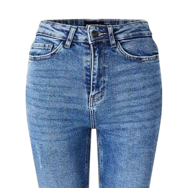 Pieces Dam/Dam Jeans Slim Jeans 25R Mellanblå Medium Blue 25R