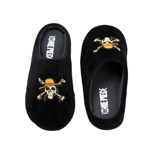 One Piece Pojkar Logotyp Tofflor 3 UK Svart Black 3 UK