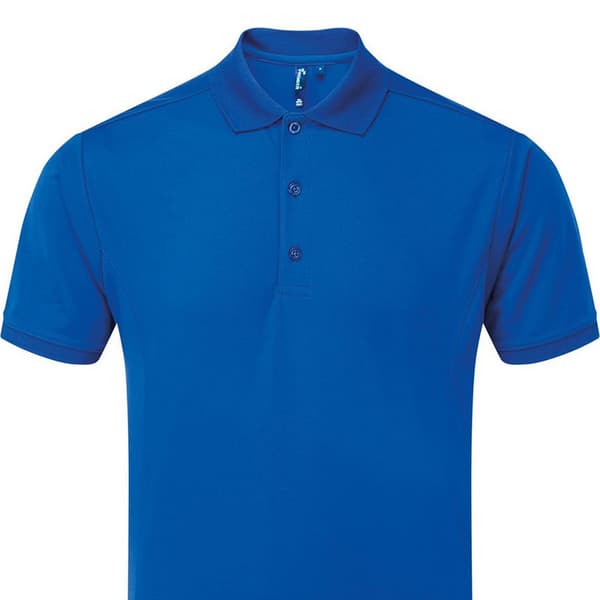 Premier Coolchecker pikétröja för män 3XL kungsblå Royal Blue 3XL