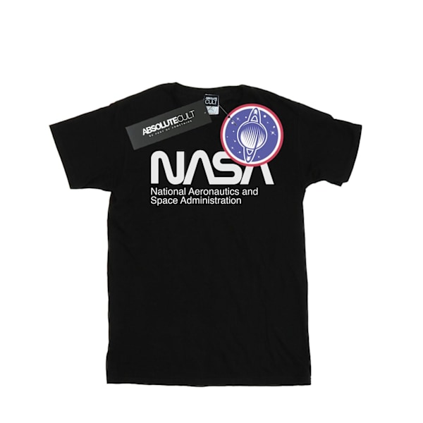 NASA Girls Aeronautics And Space Bomull T-Shirt 12-13 År Bla Black 12-13 Years