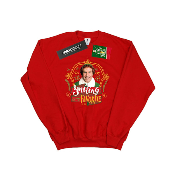 Elf Herr Buddy Leende Sweatshirt M Röd Red M