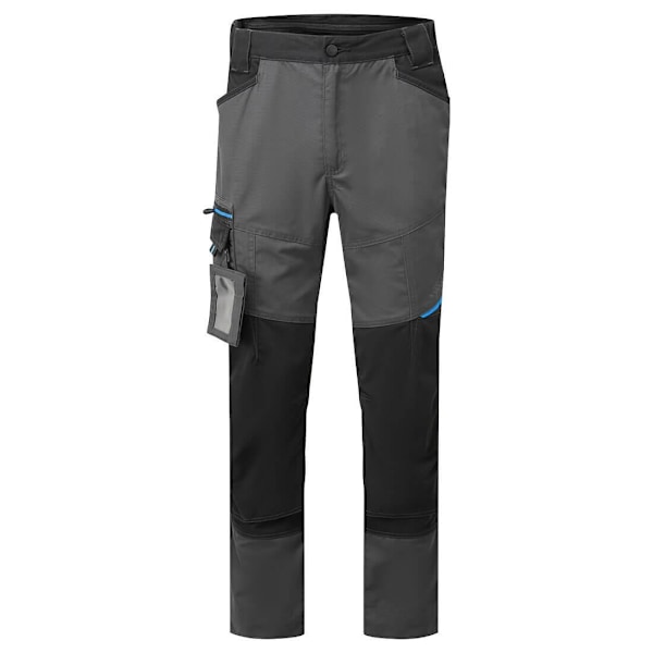 Portwest WX3 Slim Arbetsbyxor för män 41R Metallgrå Metal Grey 41R