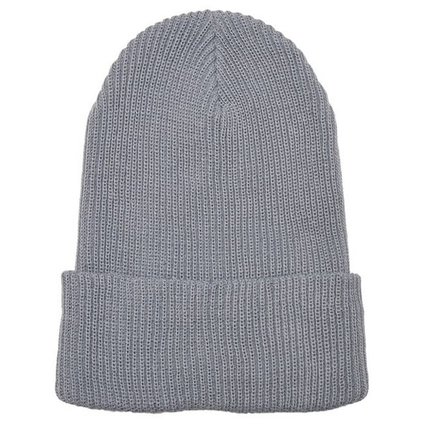 Flexfit Unisex Vuxen Stickad Återvunnet Garn Mössa One Size Grå Grey One Size