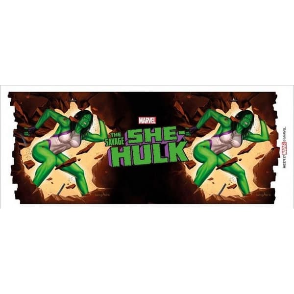 Marvel She Hulk Mug En Storlek Grön/Brun/Vit Green/Brown/White One Size