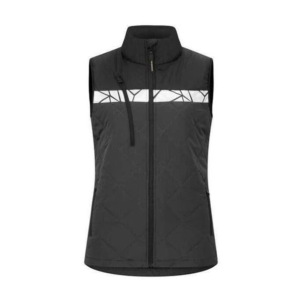 Projob Dam Progression Diamond Quilt Återvunnen Polyester Grey/Black M