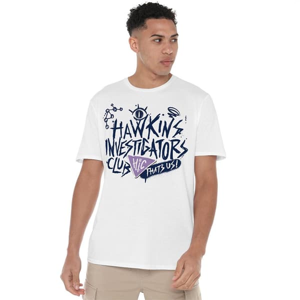 Stranger Things: Tales from ´85 Unisex Vuxen Hic Scribble T-shirt White M