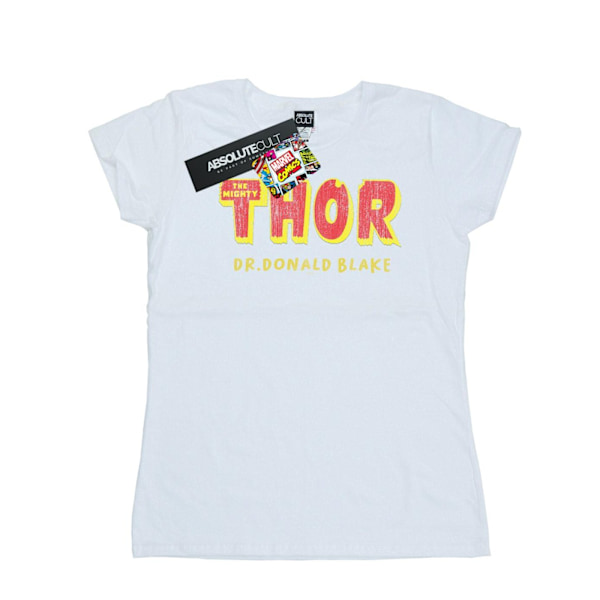 Marvel Dam/Kvinnor Thor AKA Dr Donald Blake Bomull T-shirt M White M