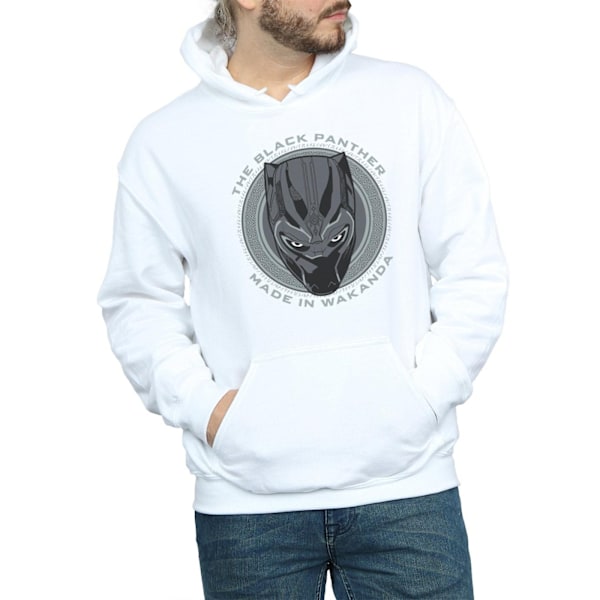 Black Panther Herr Made In Wakanda Bomullströja 3XL Vit White 3XL