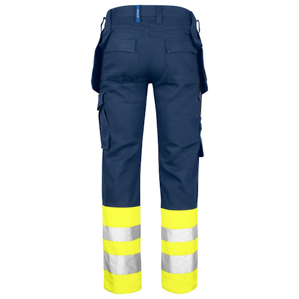 Projob Hi-Vis Byxor för Herr 34R Gul/Marinblå Yellow/Navy 34R