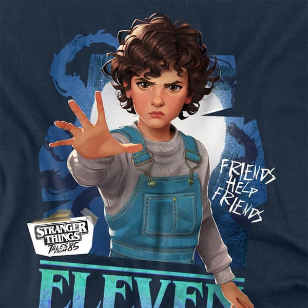 Stranger Things: Tales from ´85 Unisex Vuxen Eleven Långärmad Navy S