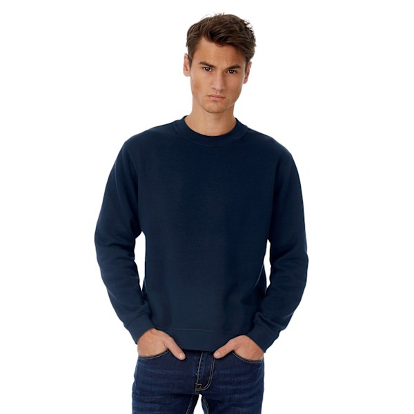 B&C Herr Set In Sweatshirt 4XL Marinblå Navy Blue 4XL