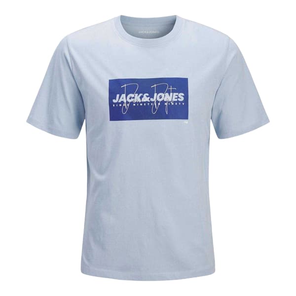 Jack And Jones T-shirt med logotyp för barn (3-pack) 13 år Navy/Mint/Blue 13 Years