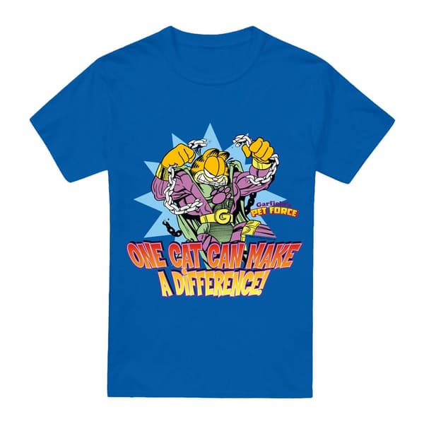 Garfield Herr Make A Difference T-Shirt M Kungsblå Royal Blue M