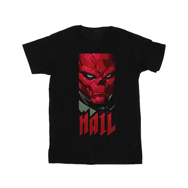 Marvel Dam/Damer Avengers Hail Red Skull Bomull Boyfriend T-shirt Black XL