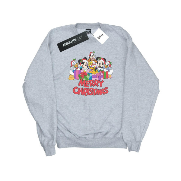 Disney Dam/Damer Mickey Mouse Och Vänner Jul Sweatshirt XL Sports Grey Sports Grey XL