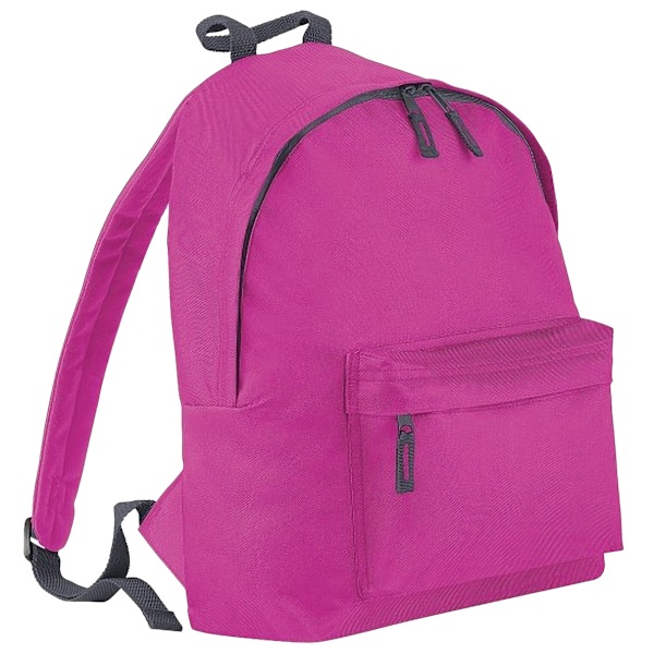 Beechfield Barnens Junior Fashion Ryggsäckar / Ryggsäck / Fuchsia/ Graphite Grey One Size
