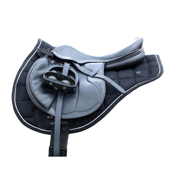 HySPEED Pro Reaction Mesh 3D Sadelgjordspad Ponny/Cob Svart Black Pony/Cob