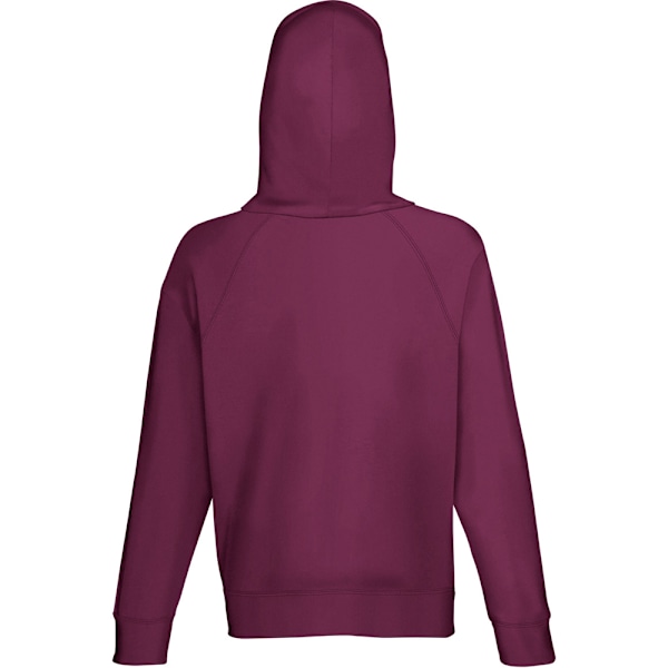 Fruit Of The Loom Herr Lättviktshuvtröja / Hoodie ( Burgundy S