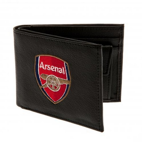 Arsenal FC Broderad Plånbok One Size Svart Black One Size