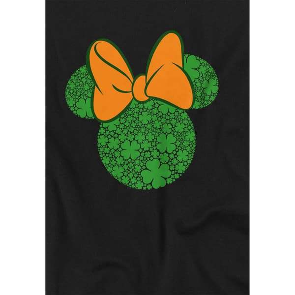 Disney Barn/Barn Shamrock Ears Minnie Mouse St Patricks Da Black 7-8 Years