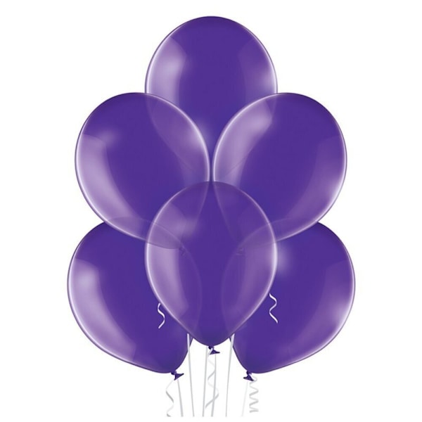 Belbal Metallic Ballong (Förpackning om 100) En Storlek Lila Purple One Size