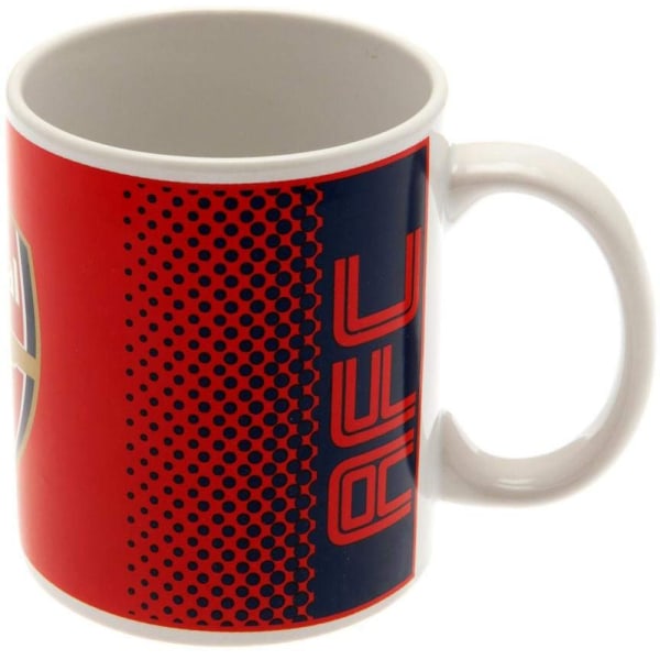 Arsenal FC Official Football Fade Design Mugg One Size Röd/Blå/ Red/Blue/White One Size