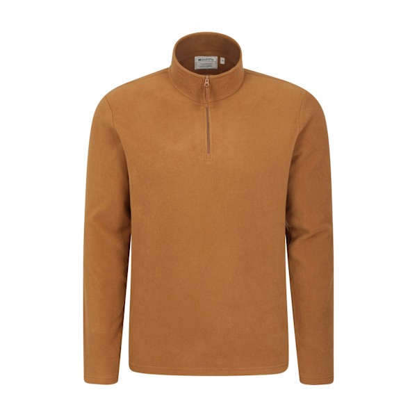 Mountain Warehouse Camber II Fleece Tröja med Halv Dragkedja Herr L Senapsgul Mustard L