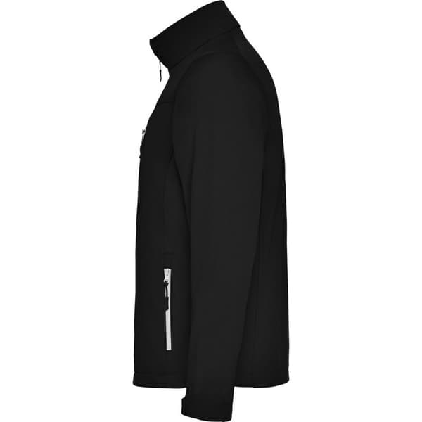 Roly Herr Antartida Soft Shell Jacka XL Solid Black Solid Black XL