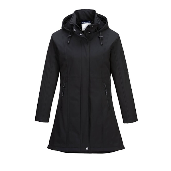 Portwest Dam/Dam Carla Softshell Jacka XXL Svart Black XXL