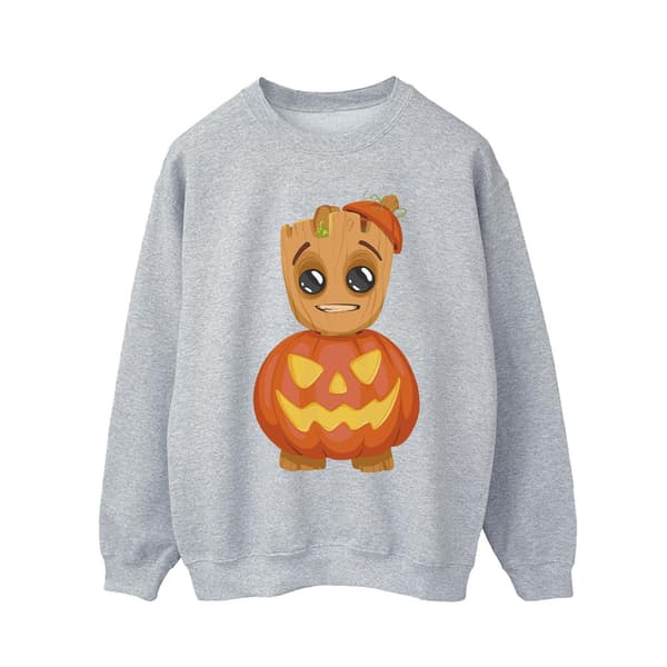 Marvel Herr Groot Pumpa Sweatshirt 3XL Sportgrå Sports Grey 3XL