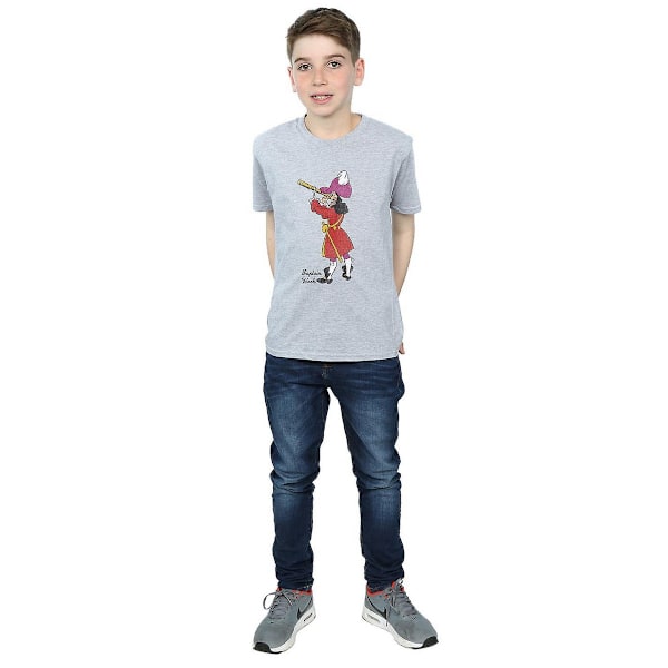 Peter Pan Boys Classic Captain Hook T-Shirt 7-8 år Sports Grå Sports Grey 7-8 Years