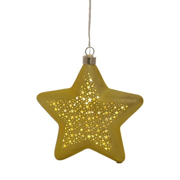 Celestial Guldstjärna LED Hängande Ljusdekoration One Size Guld Gold One Size
