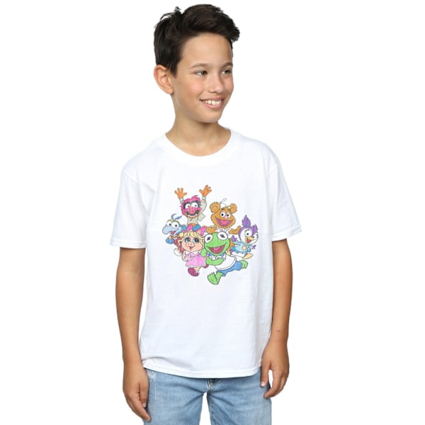 Disney Pojkar The Muppets Muppet Babies Färggrupp T-Shirt 9-11 White 9-11 Years