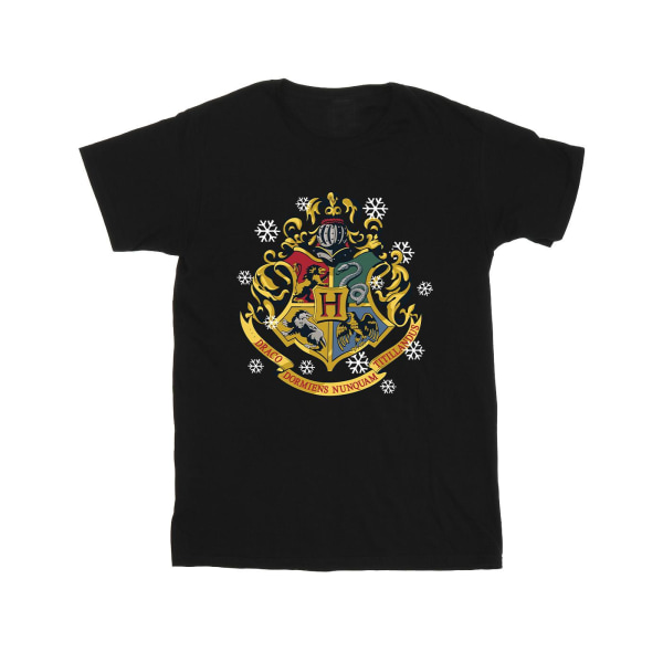 Harry Potter Jul Crest T-shirt 3XL Svart Black 3XL