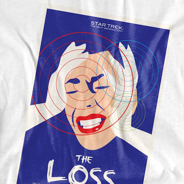 Star Trek Unisex Vuxen The Next Generation Säsong 4 Avsnitt 10 White S