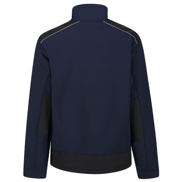 Regatta Sandstorm Workwear Softshell-jacka för män, S, marinblå/svart Navy/Black S