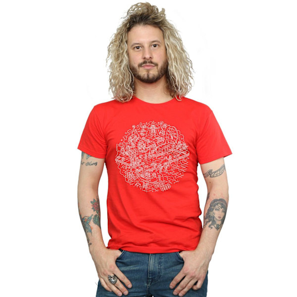 Star Wars Jul Dödsstjärnan T-shirt S Röd Red S