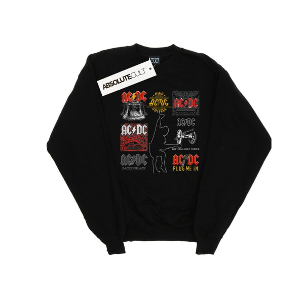 AC/DC Girls Art Collection Sweatshirt 9-11 år Svart Black 9-11 Years