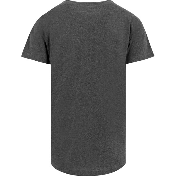 Bygg ditt varumärke Herrformad lång, kortärmad T-shirt XS Charc Charcoal XS