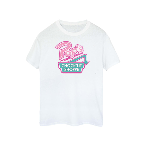 Riverdale Dam/Kvinnor Pop's Chock'lit Shoppe Bomull T-shirt X White XXL