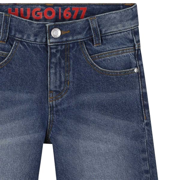 Hugo Barn/Kids 677 Jeansshorts 14 År Blå Blue 14 Years