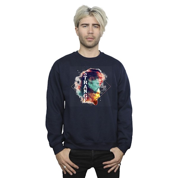 Marvel Herr Doctor Strange Cloud Sweatshirt S Marinblå Navy Blue S