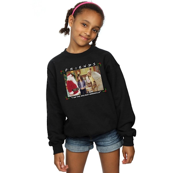 Friends Girls I Am The Holiday Armadillo Sweatshirt 5-6 år B Black 5-6 Years