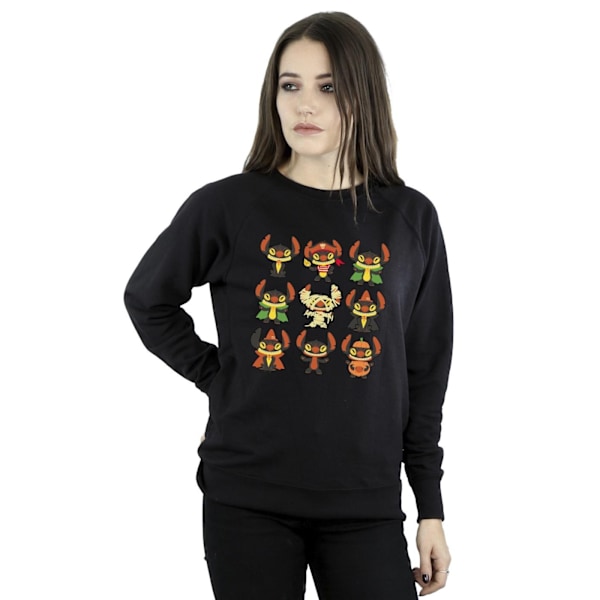 Disney Dam/Kvinnor Lilo & Stitch Halloween Kostymer Sweatshirt Black M