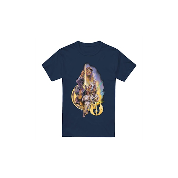 Star Wars: The Acolyte Herrarnas High Republic Grupp Poster T-shirt Navy XL