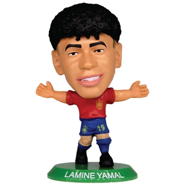 Spanien Lamine Yamal SoccerStarz Fotbollsfigur En Storlek Röd/B Red/Blue/Green One Size