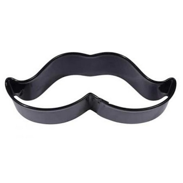 R&M Mustasch Poly-Resin Belagd Kakform En Storlek Svart Black One Size