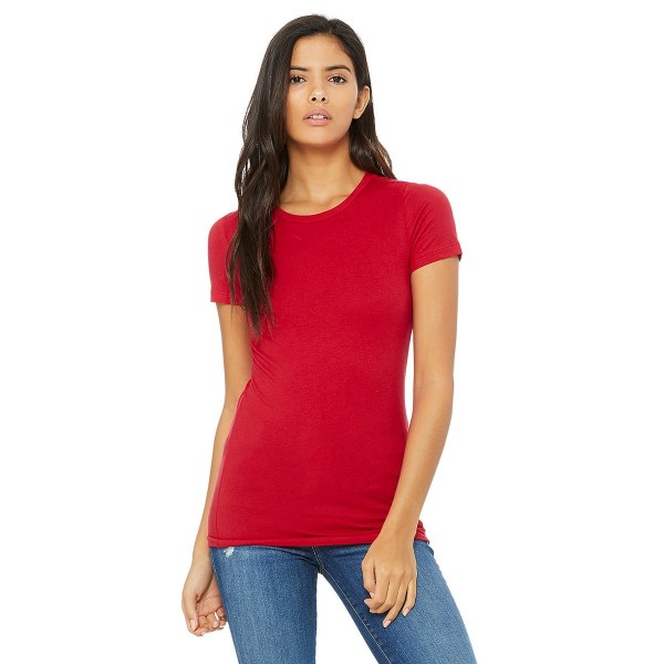 Bella + Canvas Dam/Damer The Favourite T-Shirt XL Röd Red XL