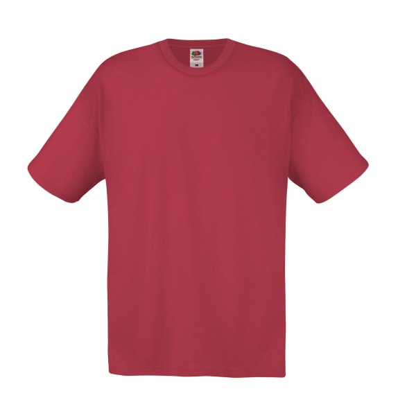 Fruit Of The Loom Herr Original kortärmad T-shirt XL Brick R Brick Red XL